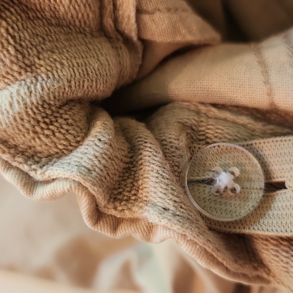 Zara Boys Khaki Tan Adjustable Waist Pants 11 12 - Picture 5 of 8